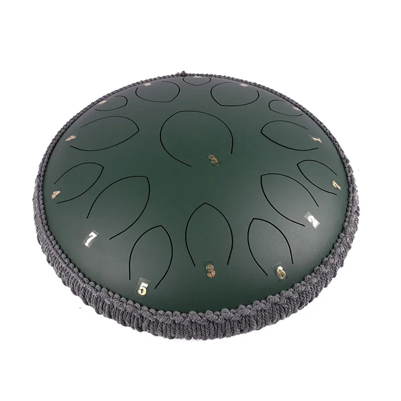 2025 Factory Offer 14 Inch (35 Cm) Balmy Drum Steel Tongue Drum Big Size Design With 15 Tongues In Dark Green Metal Material
2025 Factory Offer 14 Inch (35 Cm) Balmy Drum Steel Tongue Drum Big Size Design With 15 Tongues In Dark Green Metal Material