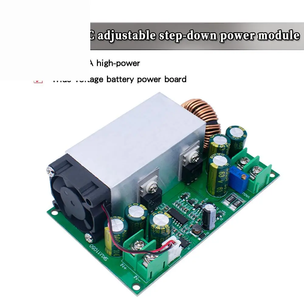 Regulador Buck 600W, voltaje constante, corriente constante, módulo fuente alimentación ajustable, convertidor Buck DC 12-75V
Regulador Buck 600W, voltaje constante, corriente constante, módulo fuente alimentación ajustable, convertidor Buck DC 12-75V