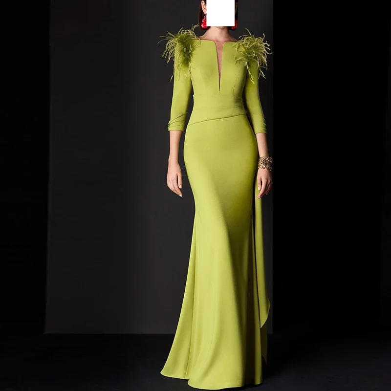 Little Daisy CustomizedSheath Chiffon Backless Floor Length Pleats Elegant Long Sleeves Evening Dress For Formal Occasions 2025
Little Daisy CustomizedSheath Chiffon Backless Floor Length Pleats Elegant Long Sleeves Evening Dress For Formal Occasions 2025