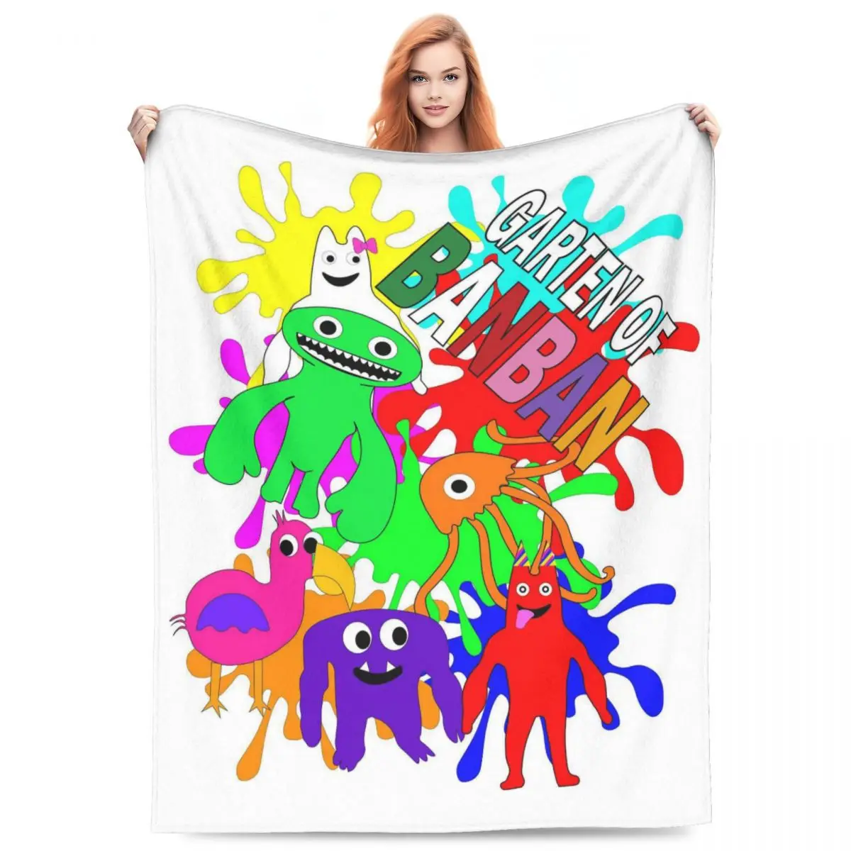 Cartoon Garten Of Banban Blanket Flannel Throw Blanket Portable Throw Blankets for Home Bedroom Office Throws Bedspread Quilt
Cartoon Garten Of Banban Blanket Flannel Throw Blanket Portable Throw Blankets for Home Bedroom Office Throws Bedspread Quilt