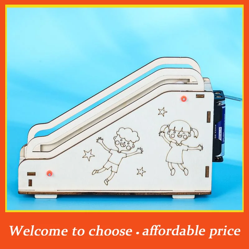 TH 1Set DIY Manual Science Experiment Puzzle Educational Model Mini Escalator Model Toy 3D Wooden Mechanical Assembling Toys
TH 1Set DIY Manual Science Experiment Puzzle Educational Model Mini Escalator Model Toy 3D Wooden Mechanical Assembling Toys