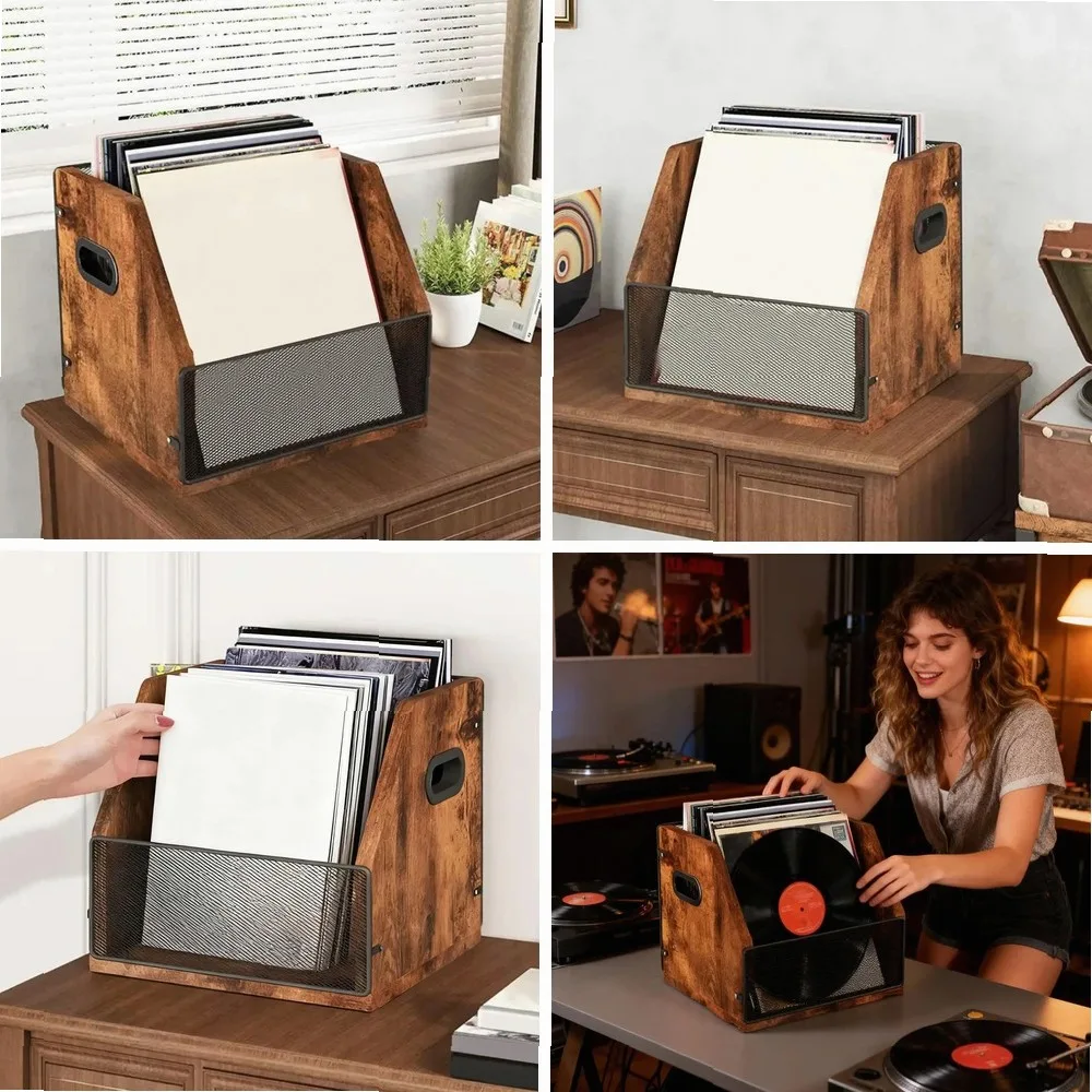 Record Storage Box & Album Organizer Rack – Desk Case for Living Room, Dorm, Apartment, Garage, Closet, Teens
Record Storage Box & Album Organizer Rack – Desk Case for Living Room, Dorm, Apartment, Garage, Closet, Teens