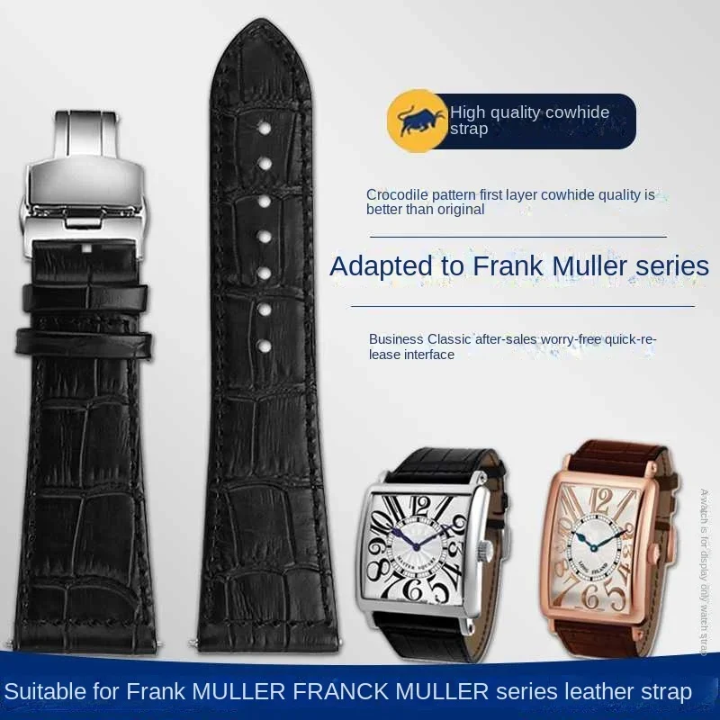 Ремень из натуральной кожи для часов серии Frank Muller, браслет из коровьей кожи, аксессуары для мужчин и женщин, ремешок 22 мм, 26 мм, 30 мм
Ремень из натуральной кожи для часов серии Frank Muller, браслет из коровьей кожи, аксессуары для мужчин и женщин, ремешок 22 мм, 26 мм, 30 мм