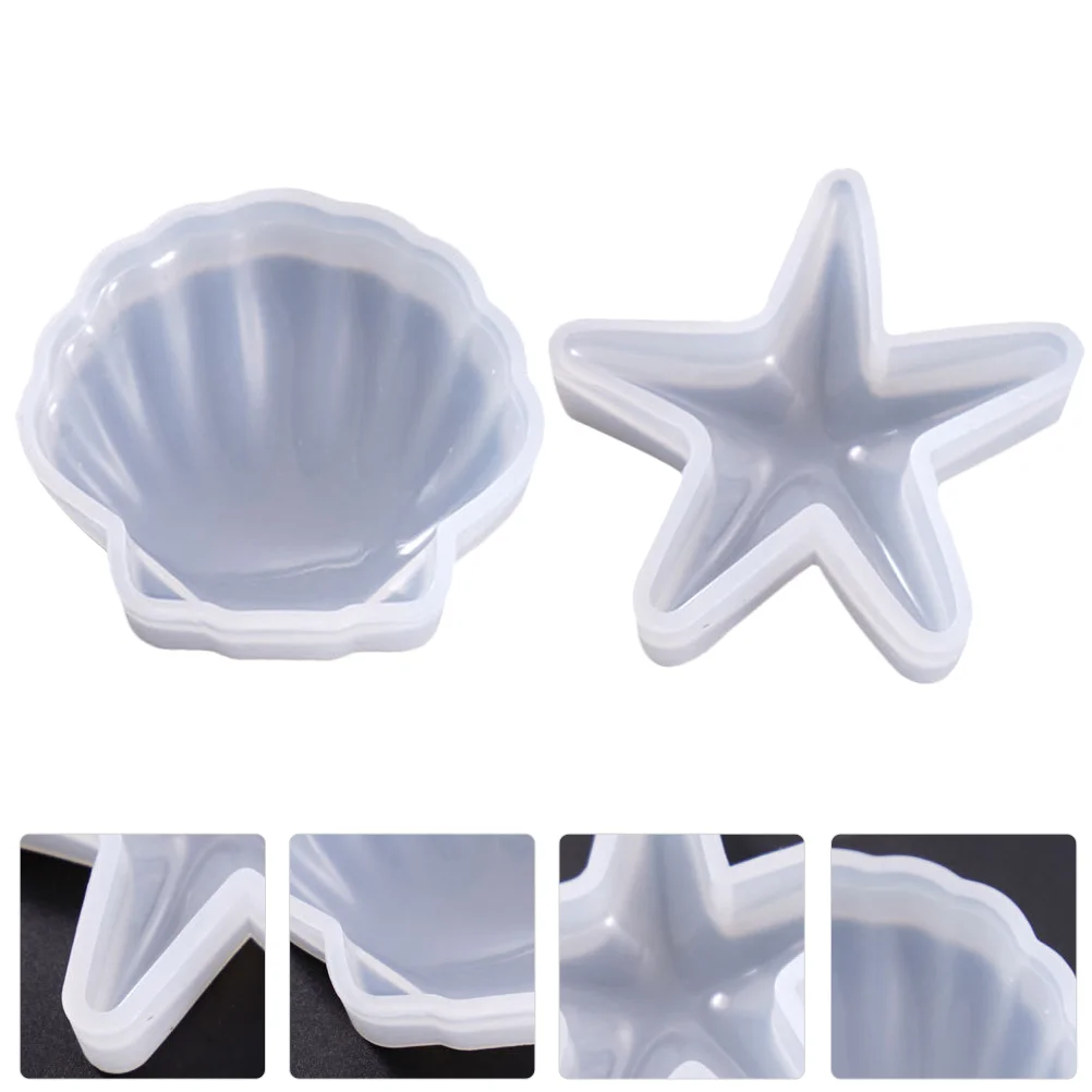 2 Pcs Mold Ocean DIY Starfish Decor Soap Molds Conch Seashells for Decorating 850X850X200CM Silica Gel Baking Plate Craft
2 Pcs Mold Ocean DIY Starfish Decor Soap Molds Conch Seashells for Decorating 850X850X200CM Silica Gel Baking Plate Craft