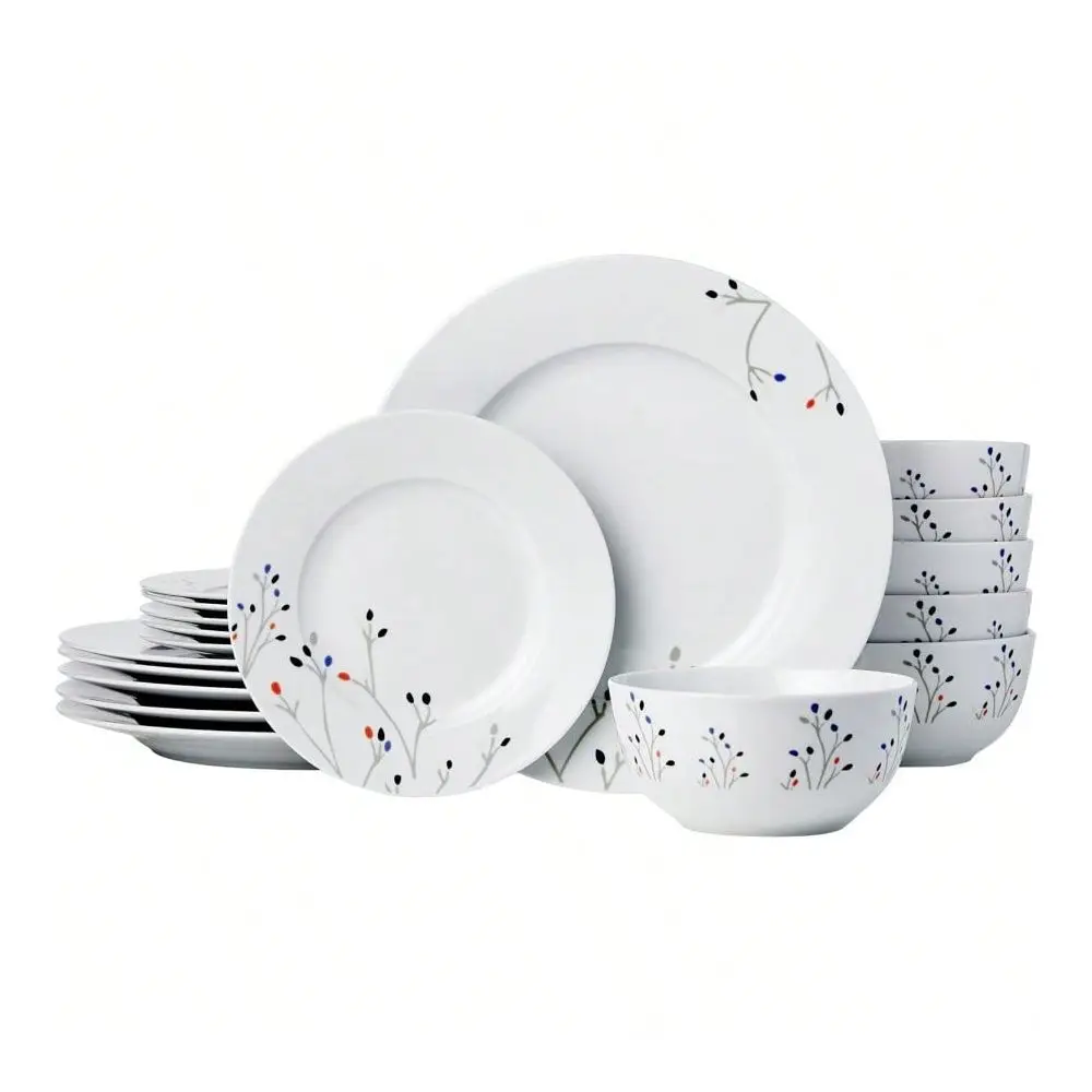 Complete Dinnerware Set For Home Use Microwave And Dishwasher Ideal For Serving 6 People Includes Plates Dishes Bowls Designed
Complete Dinnerware Set For Home Use Microwave And Dishwasher Ideal For Serving 6 People Includes Plates Dishes Bowls Designed