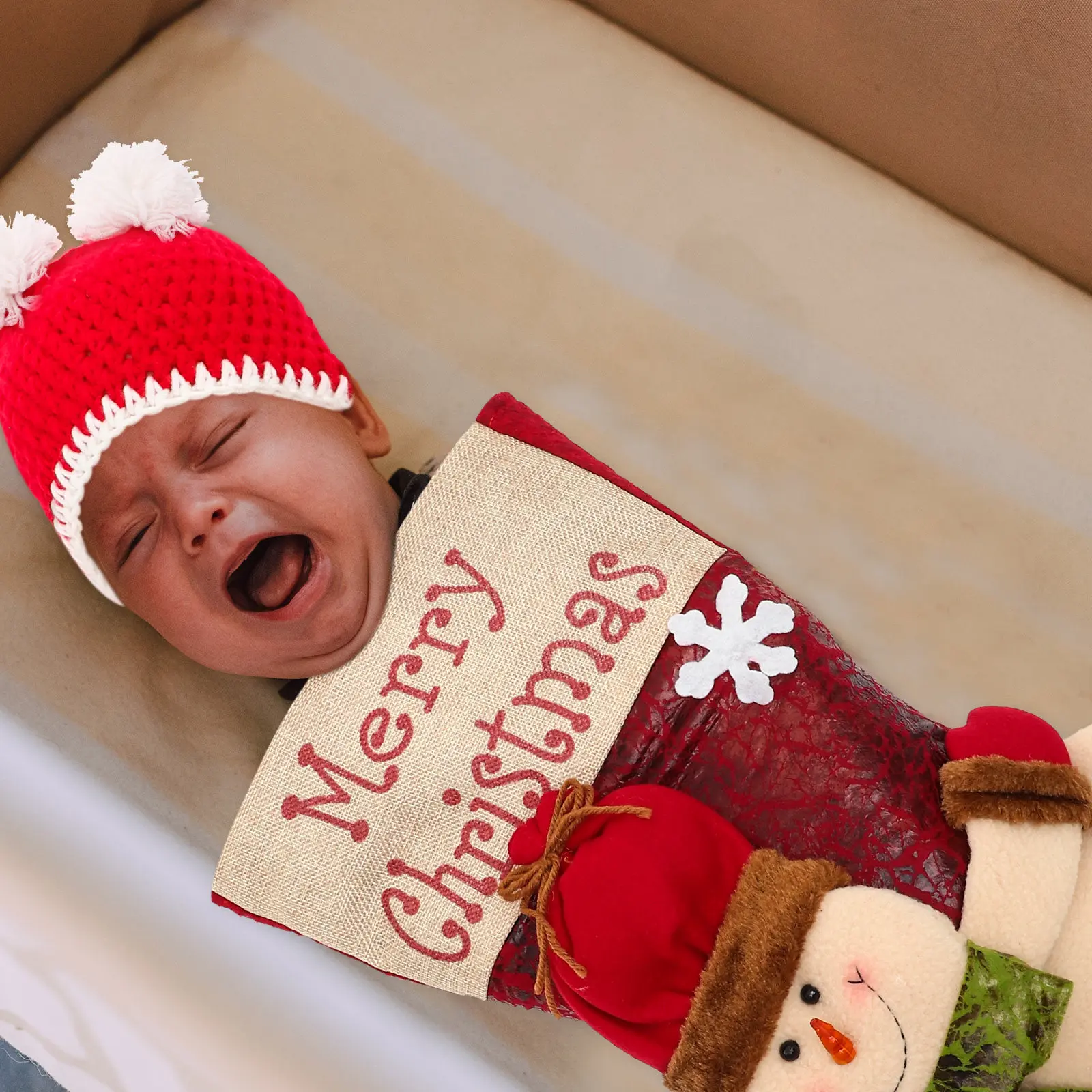Christmas Themed Sleeping Bag Set Newborn Photo Baby Photo Xmas Hat Wrap Stockings Holder Infant Supplies
Christmas Themed Sleeping Bag Set Newborn Photo Baby Photo Xmas Hat Wrap Stockings Holder Infant Supplies