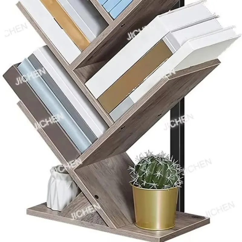 Iron wood 9-layer tree-shaped bookshelf Floor-to-ceiling storage rack for displaying CD living room books gray
Iron wood 9-layer tree-shaped bookshelf Floor-to-ceiling storage rack for displaying CD living room books gray