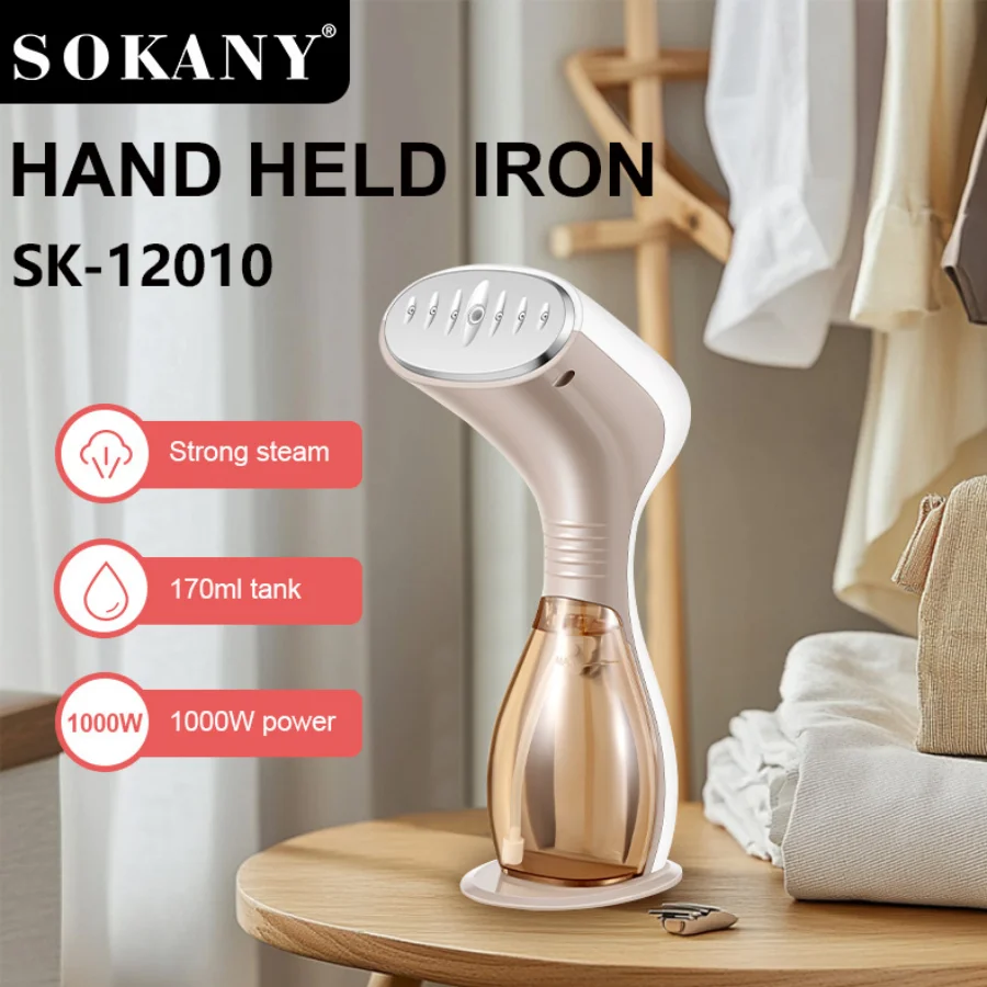 SOKANY12010 ironing brush household handheld small hanging ironing machine quick wrinkle removal steam brush
SOKANY12010 ironing brush household handheld small hanging ironing machine quick wrinkle removal steam brush