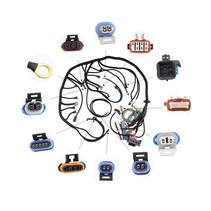 Car Engine Wiring Harness For GM S1 T56 DBC4.8L 5.3L 6.0L T56 Engine 1997-2006 Transmission Wiring Harness
Car Engine Wiring Harness For GM S1 T56 DBC4.8L 5.3L 6.0L T56 Engine 1997-2006 Transmission Wiring Harness