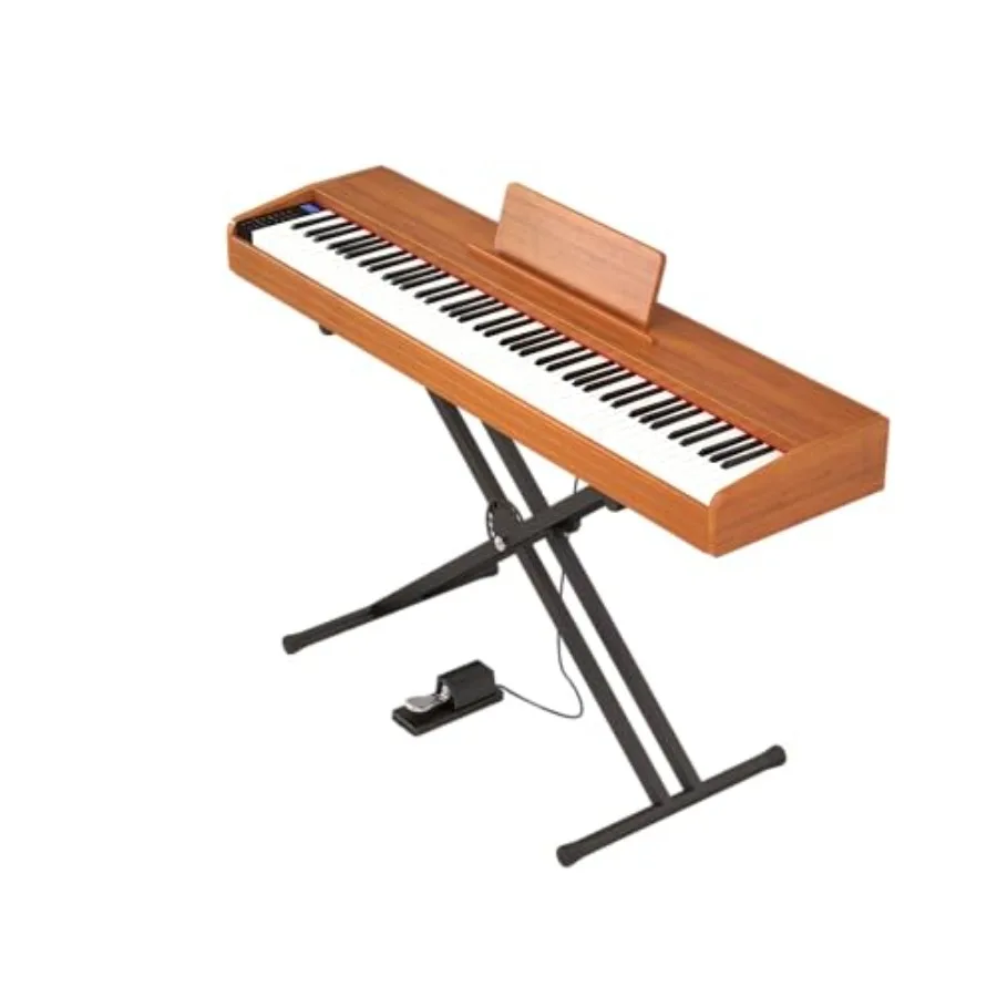 Digital Piano 88 Key Semi-Weighted Keyboard with X Stand and Sustain Pedal Full-Size Beginner Electric Piano for Bluetooth Head
Digital Piano 88 Key Semi-Weighted Keyboard with X Stand and Sustain Pedal Full-Size Beginner Electric Piano for Bluetooth Head
