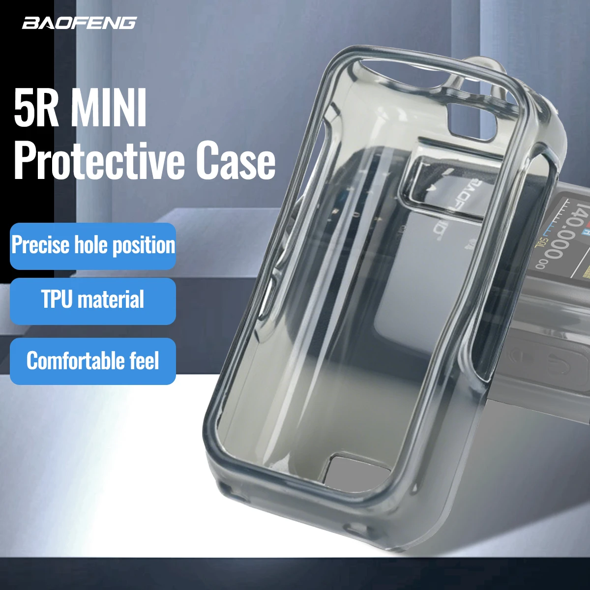 NEW ABBREE Transparent Grey Walkie Talkie Protective Case TPU Material Druable Protection Dustproof Only for UV-5R Mini Radio
NEW ABBREE Transparent Grey Walkie Talkie Protective Case TPU Material Druable Protection Dustproof Only for UV-5R Mini Radio