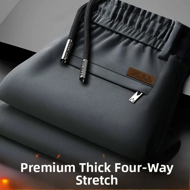 Men's Fleece Lined Loose Thickened Sports Pants Autumn Winter Casual Straight Leg Trousers Business Match All Seasons Long Pants
Men's Fleece Lined Loose Thickened Sports Pants Autumn Winter Casual Straight Leg Trousers Business Match All Seasons Long Pants