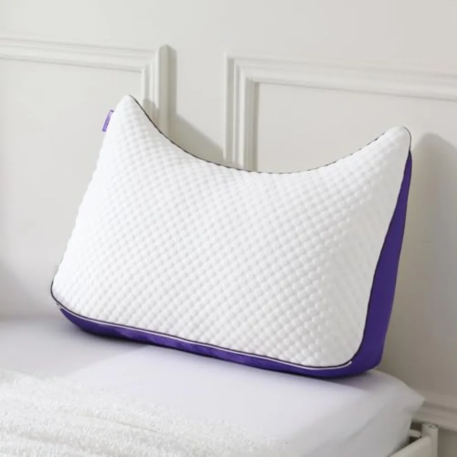 Adjustable Shredded Memory Foam Curve Pillow Queen Size 29"x19" Oversized Crescent Design for Side and Back Sleepers Doubles as
Adjustable Shredded Memory Foam Curve Pillow Queen Size 29"x19" Oversized Crescent Design for Side and Back Sleepers Doubles as