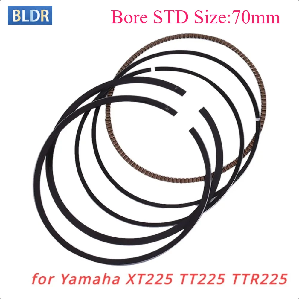 70mm 70.25mm 70.5mm 70.75mm 71mm Motorcycle Piston Rings for Yamaha XT225 Serow 225 TT225 TTR225 TW225E TW225 TT TTR XT TW 225
70mm 70.25mm 70.5mm 70.75mm 71mm Motorcycle Piston Rings for Yamaha XT225 Serow 225 TT225 TTR225 TW225E TW225 TT TTR XT TW 225