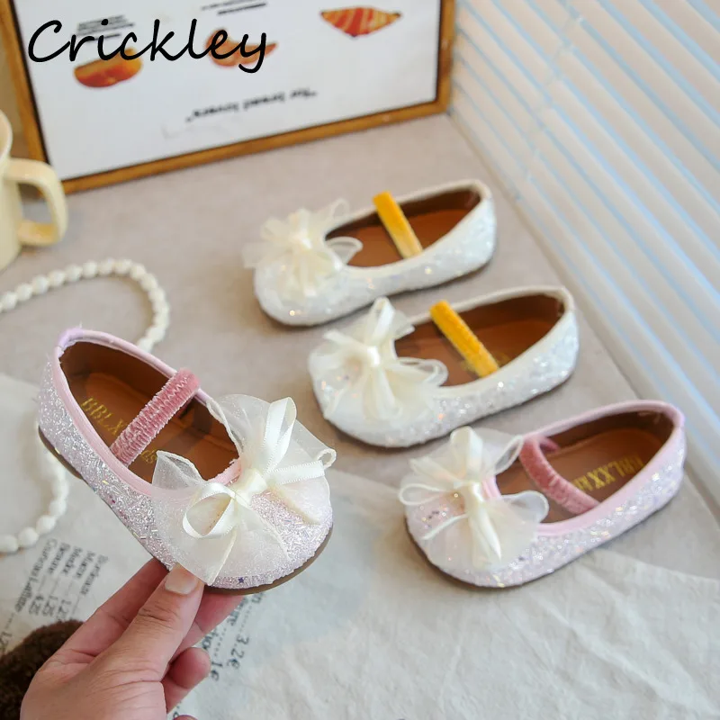 Bow Bling Girls Flats Shoes PU Shallow Elastic Band Toddler Kids Ballet Flats Party Soft Anti Slip Children Princess Shoes
Bow Bling Girls Flats Shoes PU Shallow Elastic Band Toddler Kids Ballet Flats Party Soft Anti Slip Children Princess Shoes