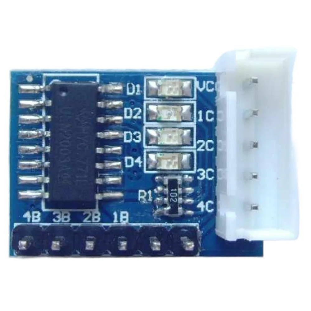Mini ULN2003 Five-Wire Four-Phase Stepper Motor Drive Module Motor Drive Board XH-5P Interface Stepper Motor Drive Module
Mini ULN2003 Five-Wire Four-Phase Stepper Motor Drive Module Motor Drive Board XH-5P Interface Stepper Motor Drive Module