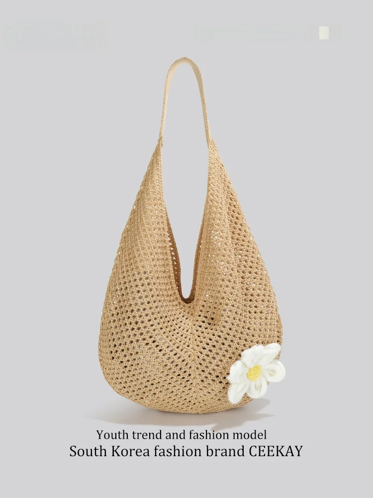 Ceekay Large Capacity Woven Tote Bag Underarm Single Shoulder Bag for Women Summer Casual Beach Vacation Beach Bag
Ceekay Large Capacity Woven Tote Bag Underarm Single Shoulder Bag for Women Summer Casual Beach Vacation Beach Bag