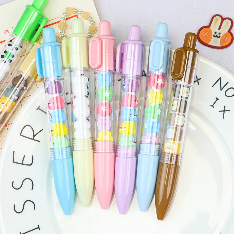 3PCs Cartoon Skewer Gel Ink Pen Set Push Type Black Gel Pen for Writing Letters Stationery Black Quick-Drying Pressing Pen
3PCs Cartoon Skewer Gel Ink Pen Set Push Type Black Gel Pen for Writing Letters Stationery Black Quick-Drying Pressing Pen