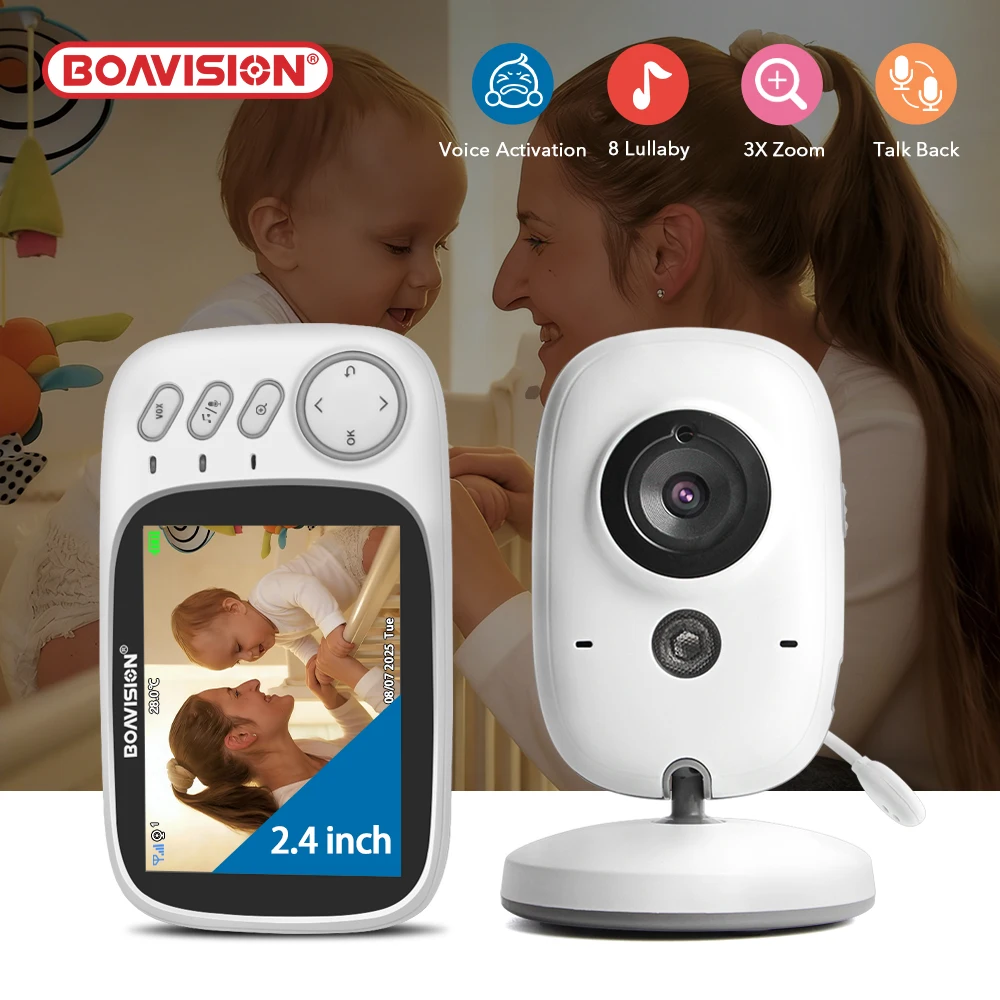 Wireless Video Baby Monitor Camera Two Way Audio Talk VOX Lullabies Night Vision 3.2'' LCD Display Protable Babysitter Camera
Wireless Video Baby Monitor Camera Two Way Audio Talk VOX Lullabies Night Vision 3.2'' LCD Display Protable Babysitter Camera
