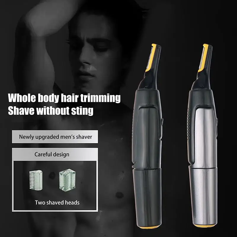 Ultra Thin Precision Electric Nose Hair Trimmer Mini Portable Waterproof Ear Nose Trimmer for Men Safe Clean Shaver
Ultra Thin Precision Electric Nose Hair Trimmer Mini Portable Waterproof Ear Nose Trimmer for Men Safe Clean Shaver