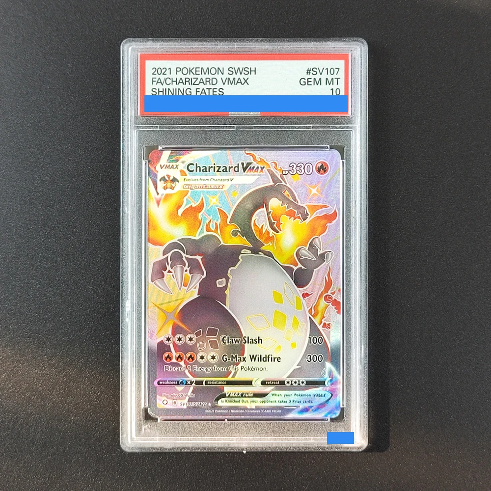 Diy Pokemon Ptcg Rating Card English Charizard Vmax Gx V Shining Fates Sv107 150/147 Swsh050 079/073 Gem Mt 10 Trading Card Game
Diy Pokemon Ptcg Rating Card English Charizard Vmax Gx V Shining Fates Sv107 150/147 Swsh050 079/073 Gem Mt 10 Trading Card Game