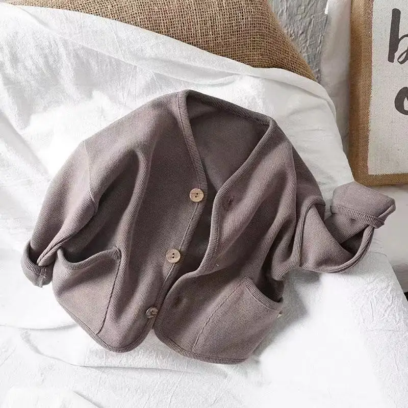 Autumn New Children Long Sleeve Cardigan Baby Cotton Coat For Boys Girls Solid Jacket Kids Casual Cardigan Children Clothes
Autumn New Children Long Sleeve Cardigan Baby Cotton Coat For Boys Girls Solid Jacket Kids Casual Cardigan Children Clothes