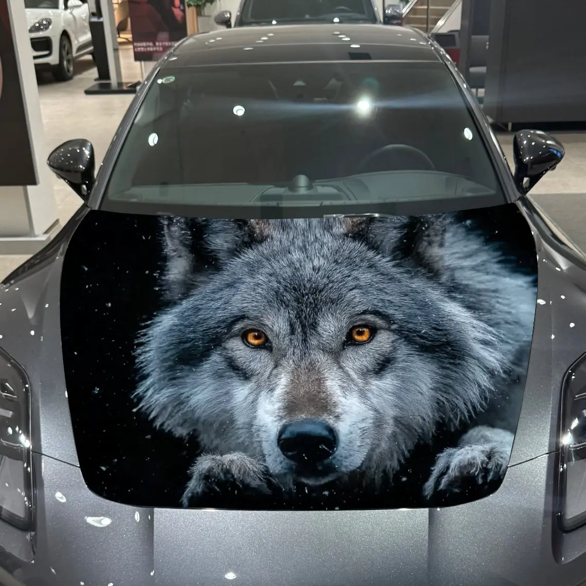 Наклейка на капот двигателя автомобиля с волком крупным планом. Прочная виниловая наклейка, подходящая для различных транспортных средств, изготовлена из высококачественного материала на открытом воздухе
Наклейка на капот двигателя автомобиля с волком крупным планом. Прочная виниловая наклейка, подходящая для различных транспортных средств, изготовлена из высококачественного материала на открытом воздухе