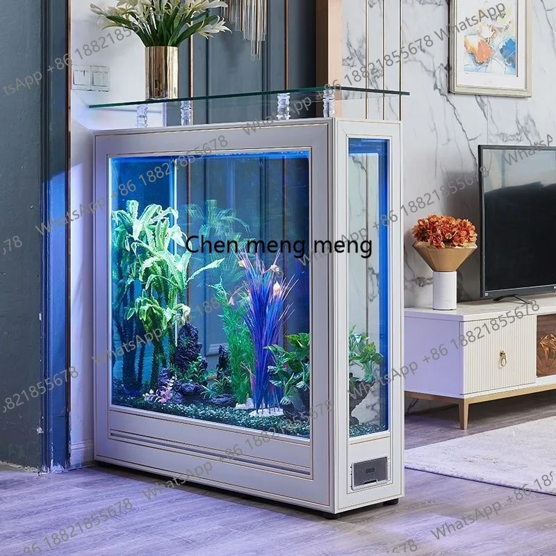 Square floor fish tank household living room household simple gold fish tank water-free integrated
Square floor fish tank household living room household simple gold fish tank water-free integrated
