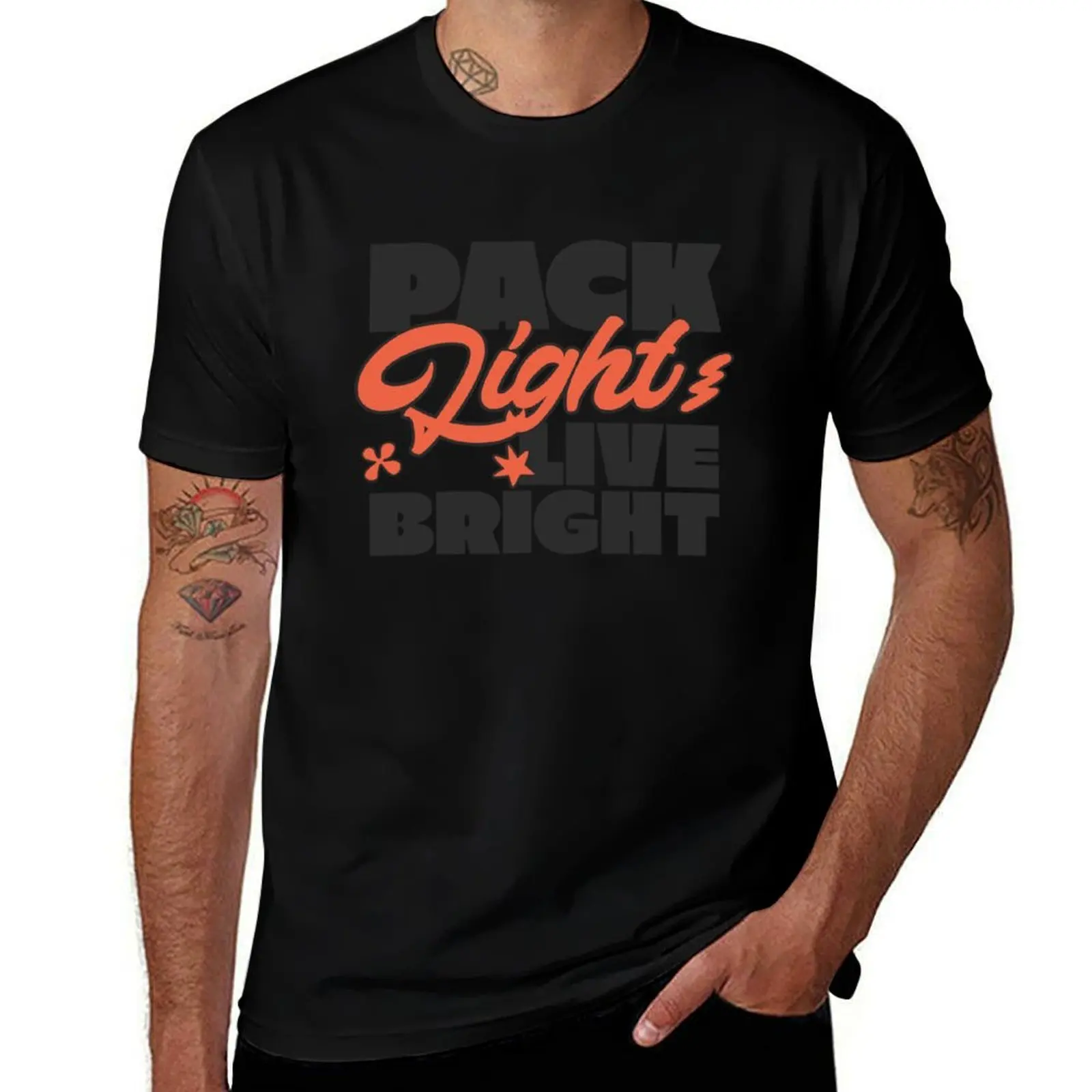 Pack Light Live Bright Inspirational Quote T-Shirt sports fans graphic t shirt vintage Blouse T-shirts oversize men clothes
Pack Light Live Bright Inspirational Quote T-Shirt sports fans graphic t shirt vintage Blouse T-shirts oversize men clothes