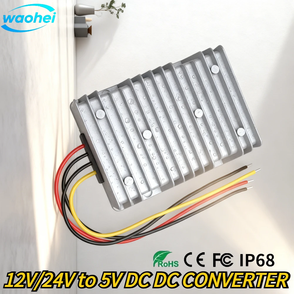 12V/24V to 5V 3A 5A 10A 15A 20A 30A 40A DC DC Step Down Power Converter Voltage Regulator Auto Buck Supply Module For Car UL
12V/24V to 5V 3A 5A 10A 15A 20A 30A 40A DC DC Step Down Power Converter Voltage Regulator Auto Buck Supply Module For Car UL