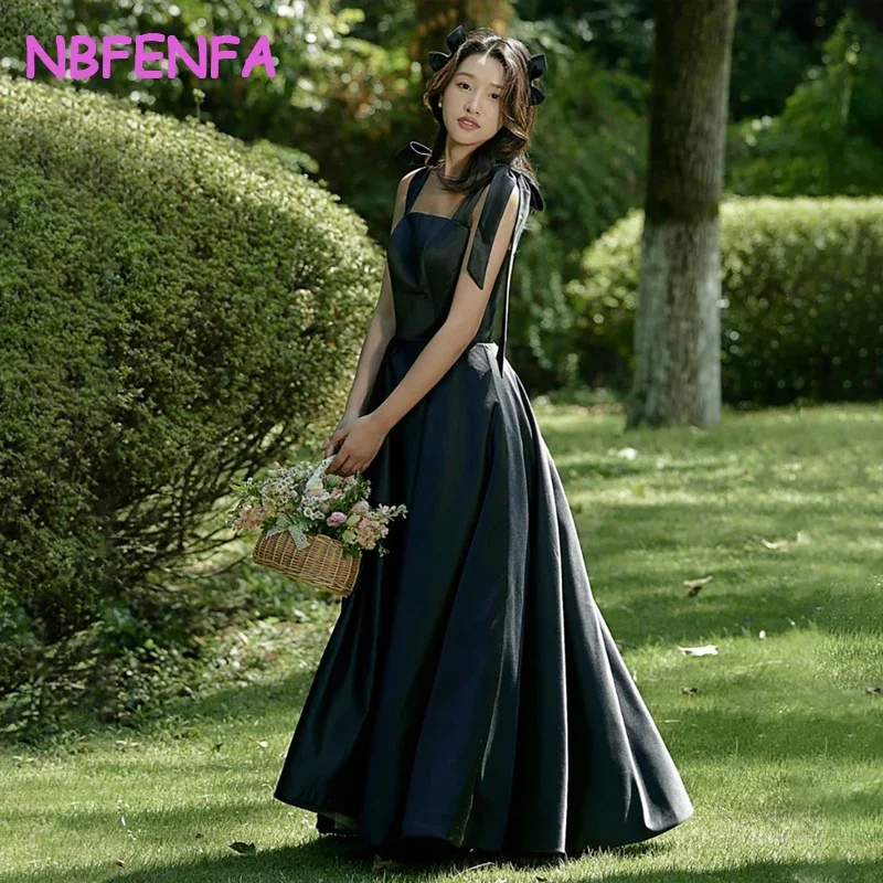 Black A Line Taffeta Korea Evening Dresses Photo Shoot Customised Black Short Sleeves Prom Gowns Wedding Party Lace Up vestidos
Black A Line Taffeta Korea Evening Dresses Photo Shoot Customised Black Short Sleeves Prom Gowns Wedding Party Lace Up vestidos