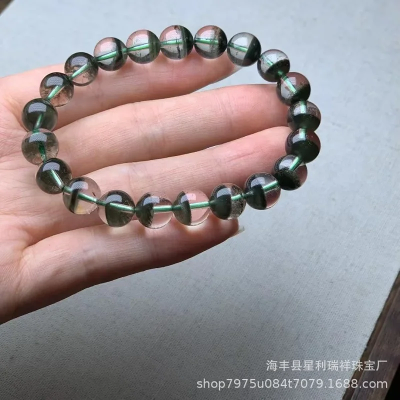 Natural Green Phantom Buddha Half Pot Clean Round Bead Single Loop Bracelet
Natural Green Phantom Buddha Half Pot Clean Round Bead Single Loop Bracelet