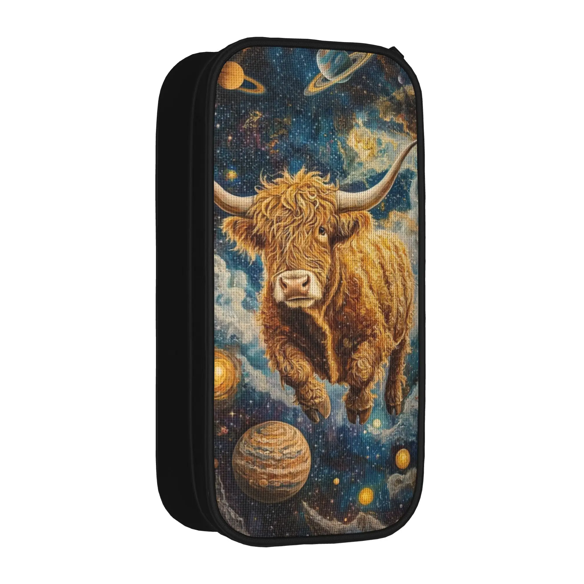 Fashion Highland Cow Space Space Travel Pencil Case Pencilcases Pen Box for Student Big Capacity Bags Students School Cosmetic
Fashion Highland Cow Space Space Travel Pencil Case Pencilcases Pen Box for Student Big Capacity Bags Students School Cosmetic