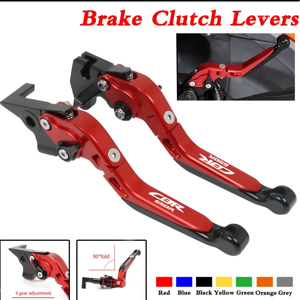 CBR 650R 650 F Motorcycle Adjustable Brake Clutch Levers Handle Lever For Honda CB650R CBR650R 19-24 NC750X 18-24 CBR650F 14-18
CBR 650R 650 F Motorcycle Adjustable Brake Clutch Levers Handle Lever For Honda CB650R CBR650R 19-24 NC750X 18-24 CBR650F 14-18