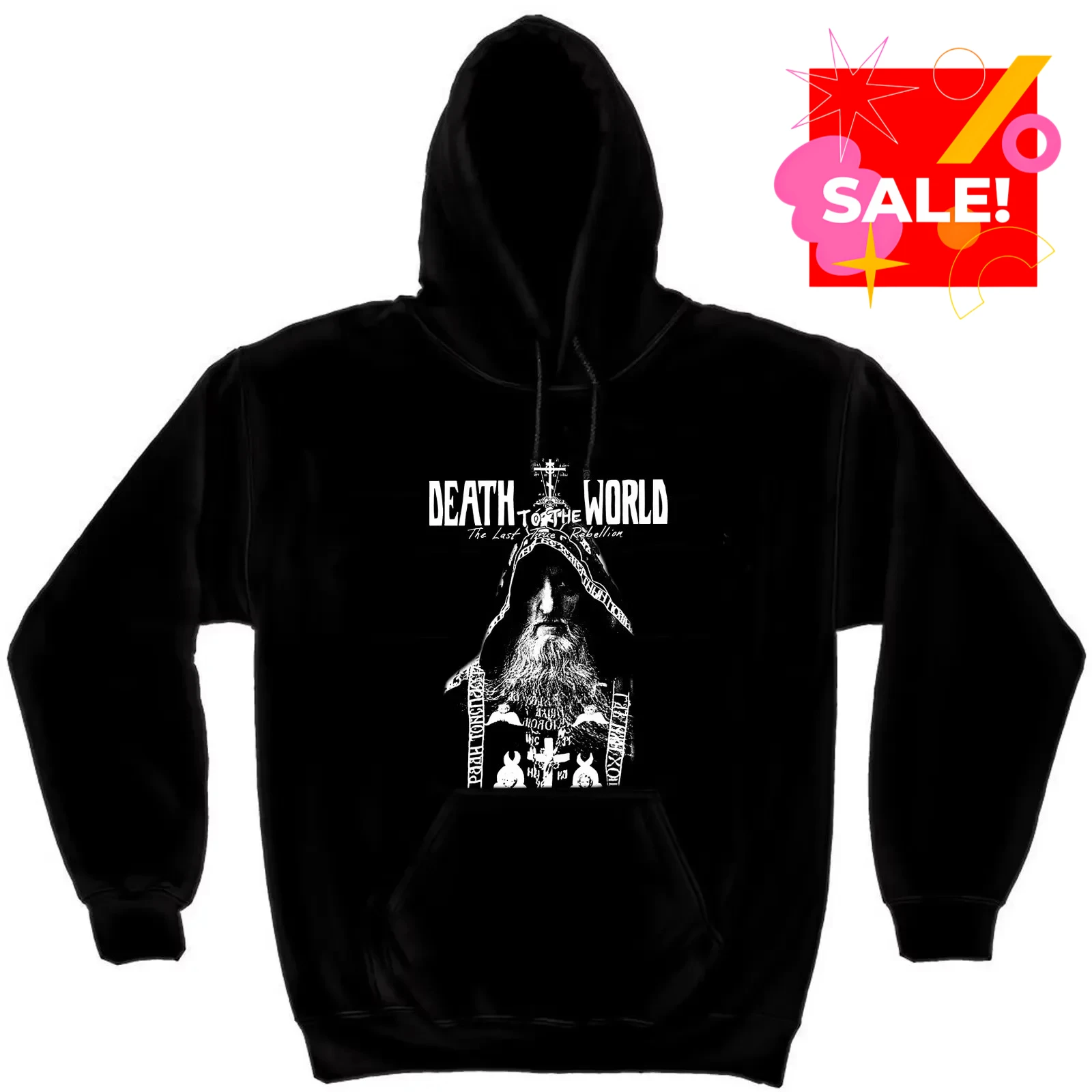Death To The World | Retro Russian Orthodox Monk Orthodoxy Pullover Hoodie 100% Cotton Comfortable Casual Mens Sweatshirts
Death To The World | Retro Russian Orthodox Monk Orthodoxy Pullover Hoodie 100% Cotton Comfortable Casual Mens Sweatshirts