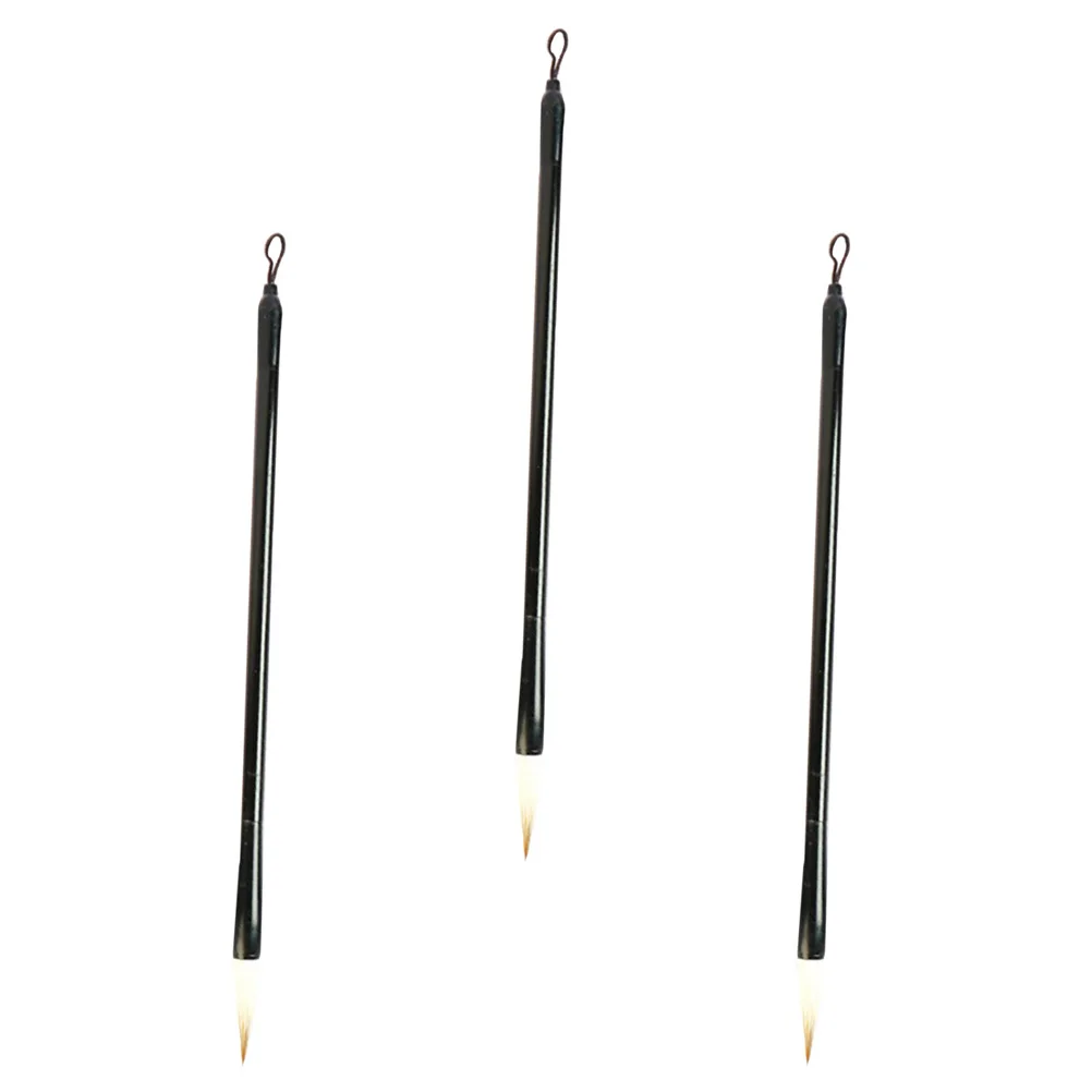 3 Pcs Calligraphy Brush Pen Stationery Wooden Mixed Hair Ink Brushes for Watercolor Supplies Beginner Advanced
3 Pcs Calligraphy Brush Pen Stationery Wooden Mixed Hair Ink Brushes for Watercolor Supplies Beginner Advanced