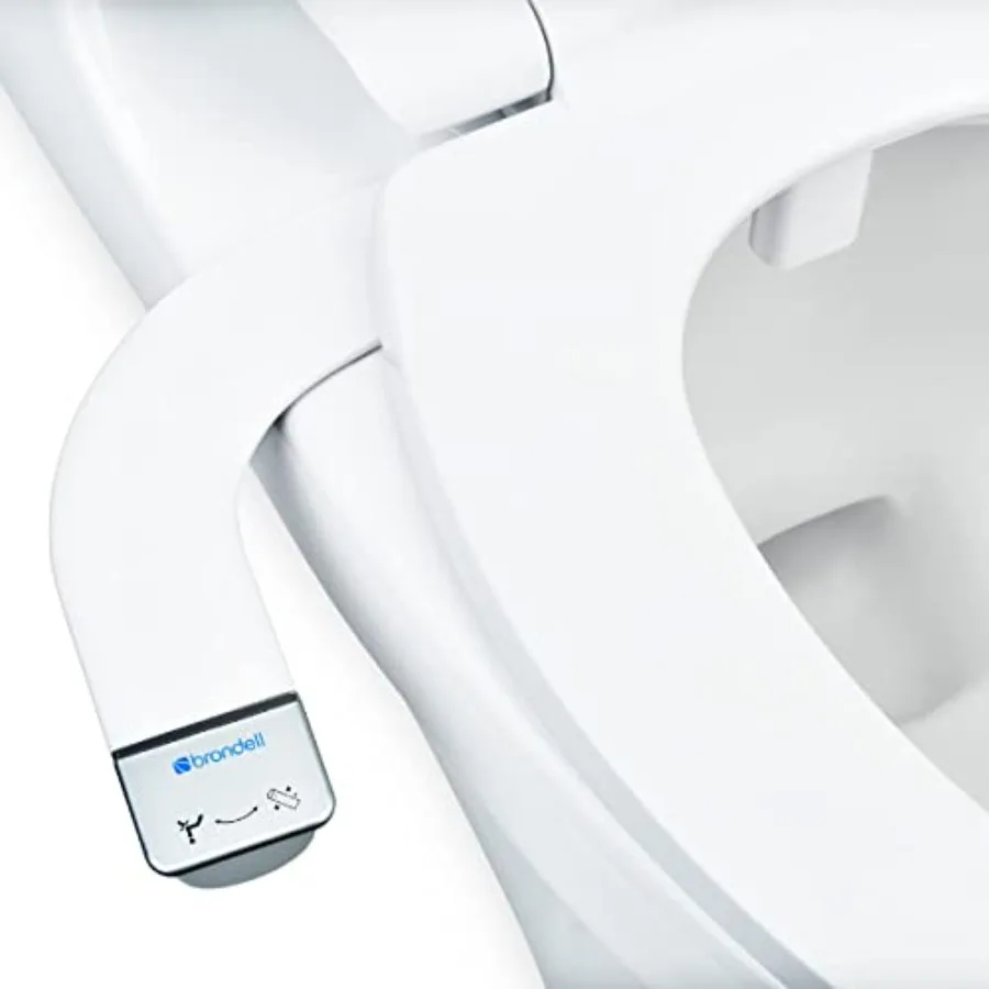 Bidet - Thinline SimpleSpa SS-150 Fresh Water Spray Non-Electric Bidet Toilet Attachment in White with Self Cleaning Nozzle and
Bidet - Thinline SimpleSpa SS-150 Fresh Water Spray Non-Electric Bidet Toilet Attachment in White with Self Cleaning Nozzle and