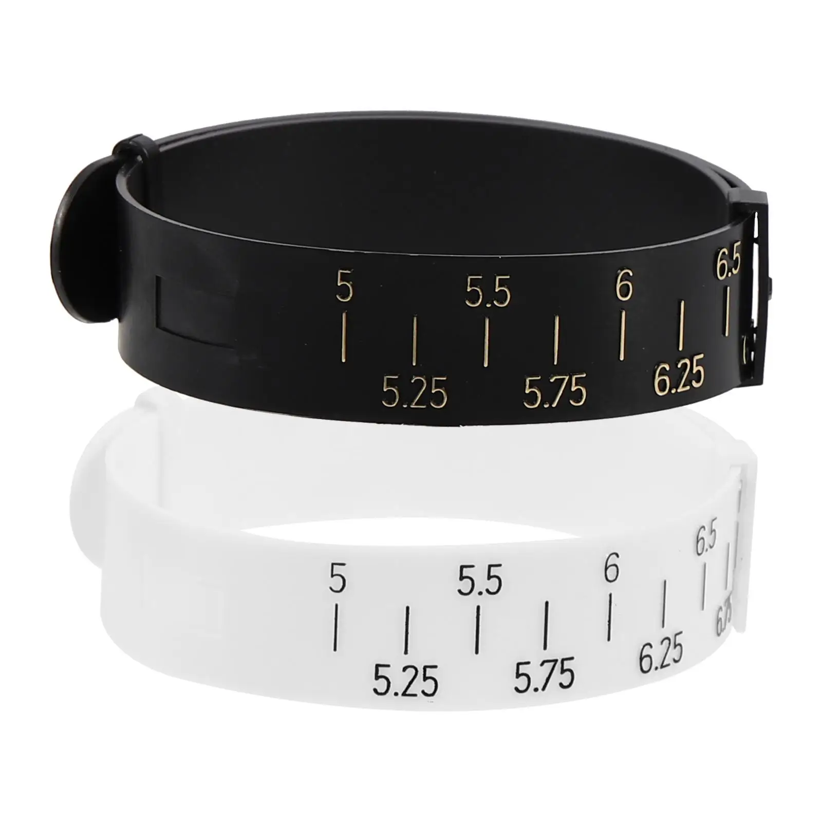 2Pcs Wrist Tool Bracelet Measurement Ruler Jewelry Accessories Black White Reusable Ring Measurement Tool Durable
2Pcs Wrist Tool Bracelet Measurement Ruler Jewelry Accessories Black White Reusable Ring Measurement Tool Durable
