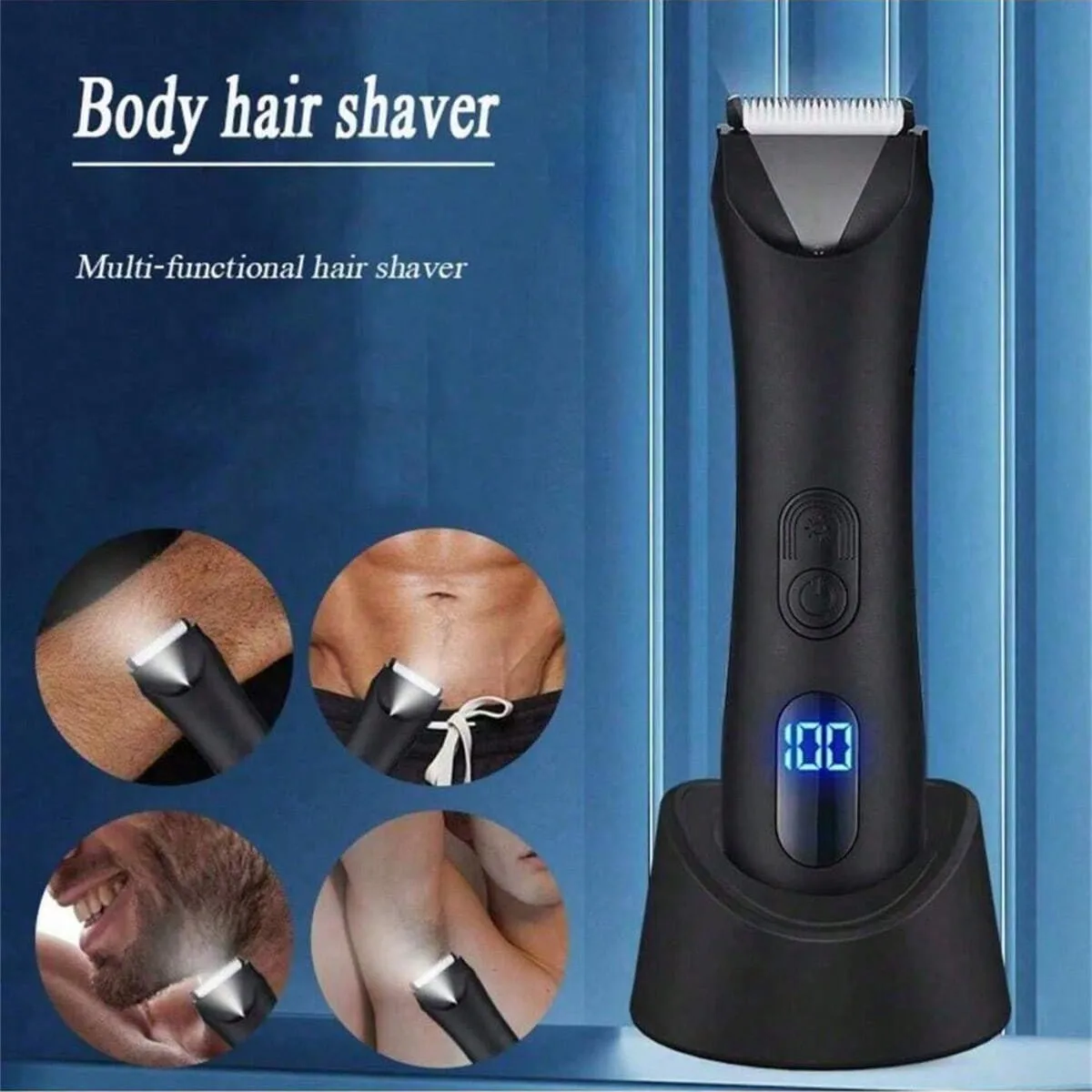 Portable Electric Trimmer - Wireless USB Rechargeable Mini Trimmer For Men, Waterproof, Wireless Charging, Gentle Trim
Portable Electric Trimmer - Wireless USB Rechargeable Mini Trimmer For Men, Waterproof, Wireless Charging, Gentle Trim