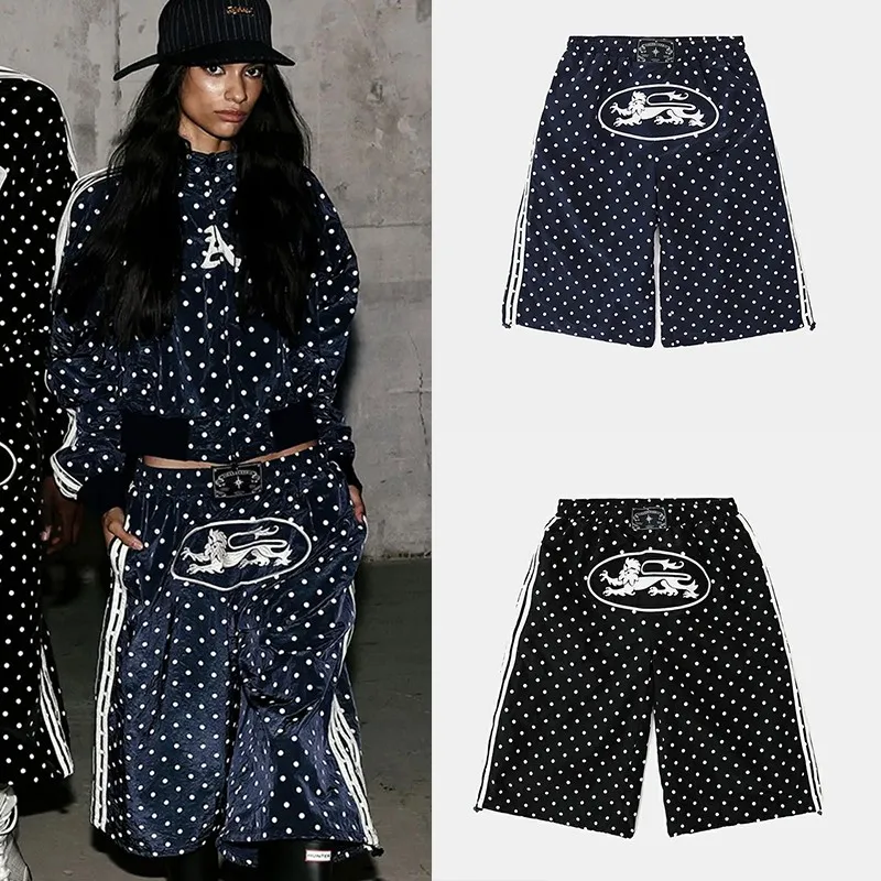 Retro Polka Dot Print Casual Sports Shorts Women's Loose Wide Leg Five-Quarter Pants Natural Waist Other Material 100%
Retro Polka Dot Print Casual Sports Shorts Women's Loose Wide Leg Five-Quarter Pants Natural Waist Other Material 100%