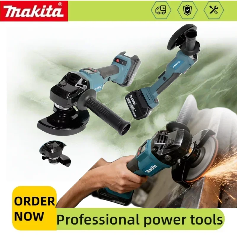 Makita Portable Makita 125MM Digital Brushless Cordless Grinder Multifunctional Metal Rust Removal Wood Polishing Tool
Makita Portable Makita 125MM Digital Brushless Cordless Grinder Multifunctional Metal Rust Removal Wood Polishing Tool