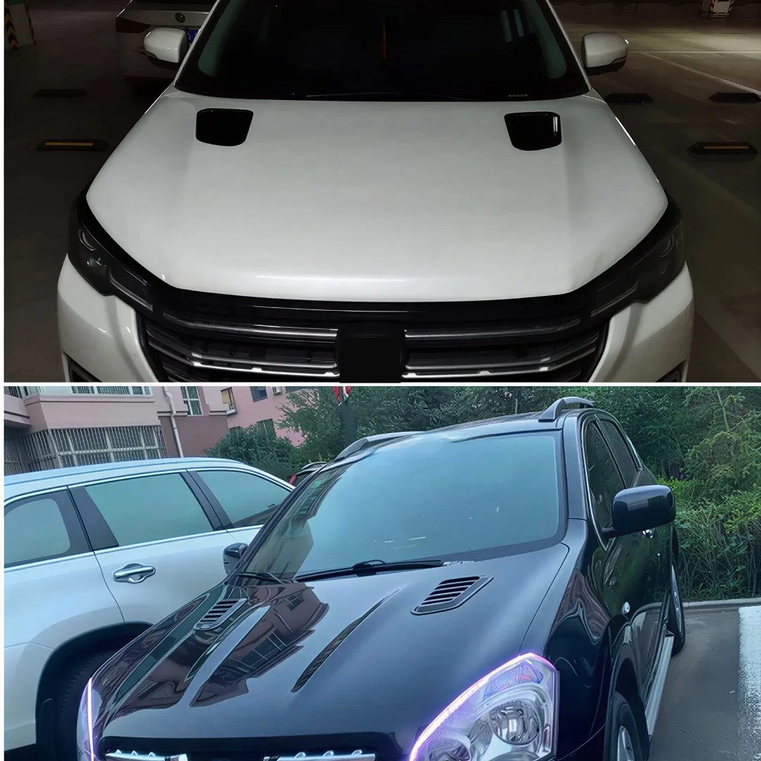 Auto Tuning Universal Car Styling Air Flow Intake Hood Scoop Vent Bonnet Decorative Glossy Black Exterior Accessories Refit 2PCS
Auto Tuning Universal Car Styling Air Flow Intake Hood Scoop Vent Bonnet Decorative Glossy Black Exterior Accessories Refit 2PCS