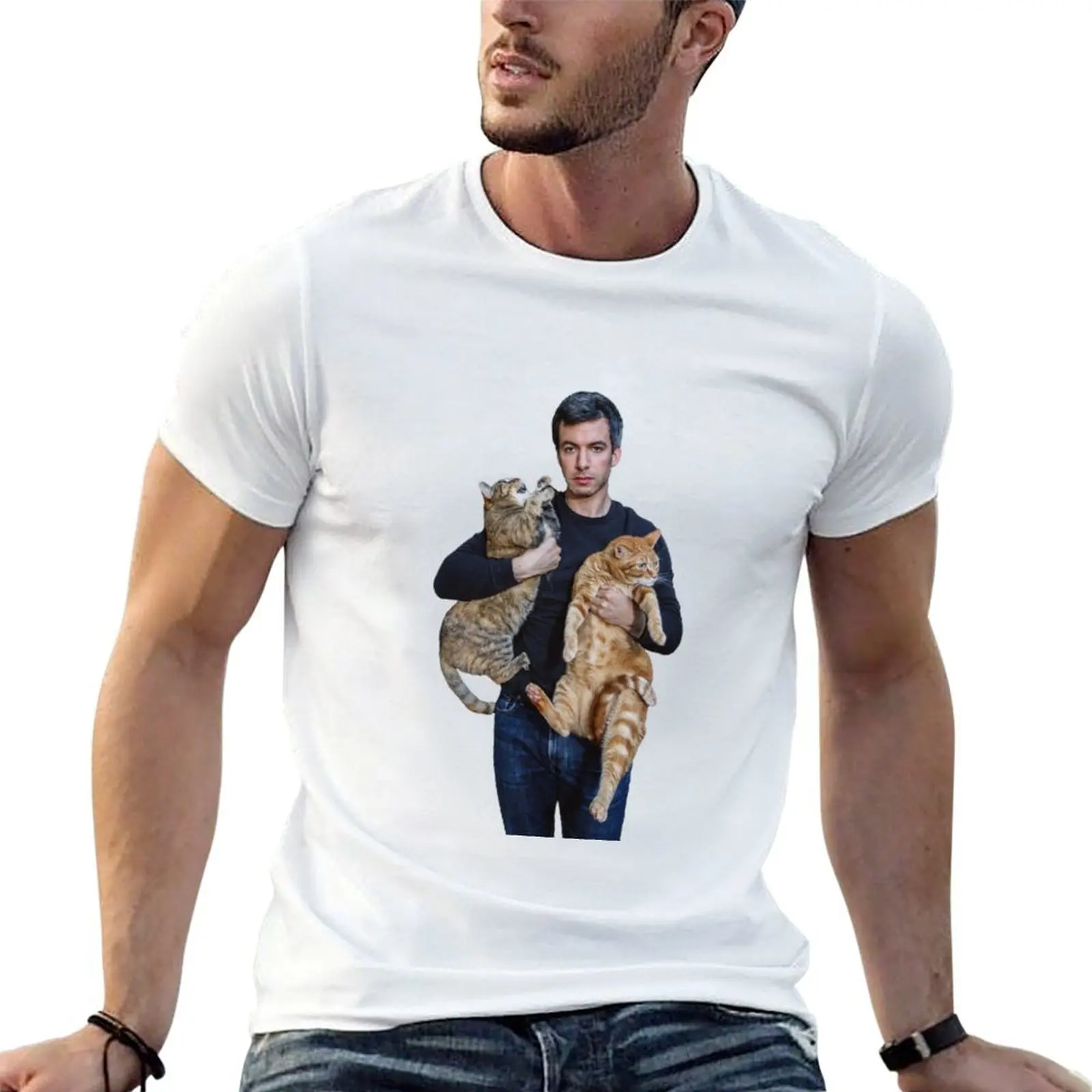 Nathan Fielder and His Cats T-Shirt cotton tshirt 100% man t shirt heavy cotton cotton t shirt pack T-Shirt
Nathan Fielder and His Cats T-Shirt cotton tshirt 100% man t shirt heavy cotton cotton t shirt pack T-Shirt