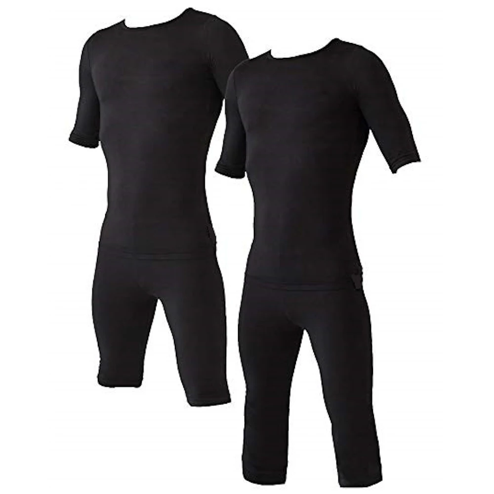 Black Ems Training Suit Lyocell Polypropylene Polyamide Elastan Ems Underwear Ems Vest Training Suit Ems Undergarment
Black Ems Training Suit Lyocell Polypropylene Polyamide Elastan Ems Underwear Ems Vest Training Suit Ems Undergarment