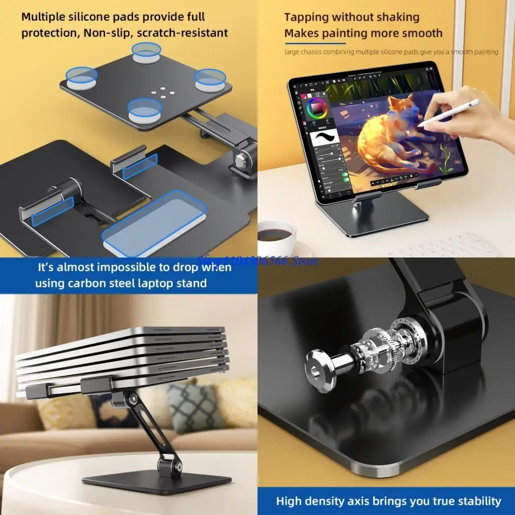 02DD Portable Laptop Stand Foldable Support Base Notebook Stand Bracket 180 Degree
02DD Portable Laptop Stand Foldable Support Base Notebook Stand Bracket 180 Degree