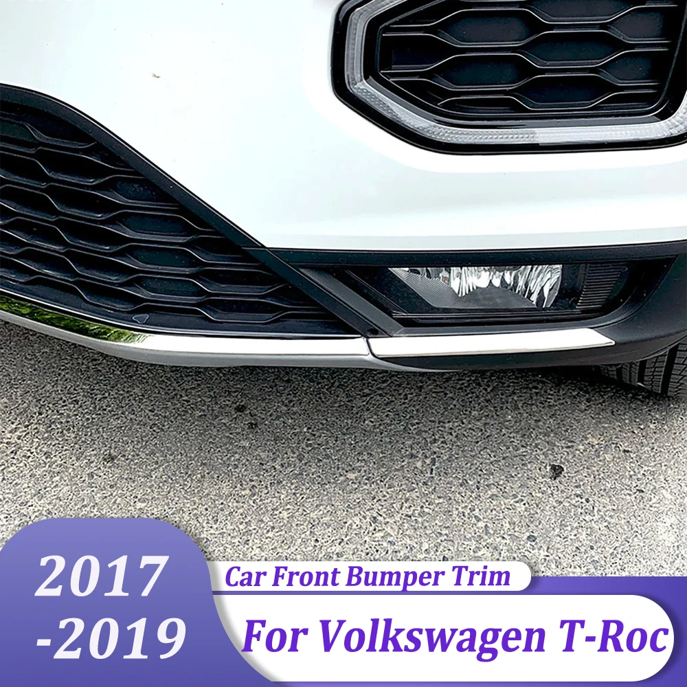 Stainless Steel Front Grill Bumper Cover Trim Auto Styling Accessories For Volkswagen VW T-Roc TROC 2017 2018 2019
Stainless Steel Front Grill Bumper Cover Trim Auto Styling Accessories For Volkswagen VW T-Roc TROC 2017 2018 2019