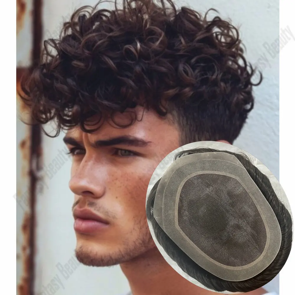 Мужской протез для волос 20 мм, кудрявый, из европейских натуральных волос, для маскировки облысения, с естественной линией роста волос, 18 мм/15 мм, кудрявый, прочный, на тонкой монополиуретановой системе
Мужской протез для волос 20 мм, кудрявый, из европейских натуральных волос, для маскировки облысения, с естественной линией роста волос, 18 мм/15 мм, кудрявый, прочный, на тонкой монополиуретановой системе