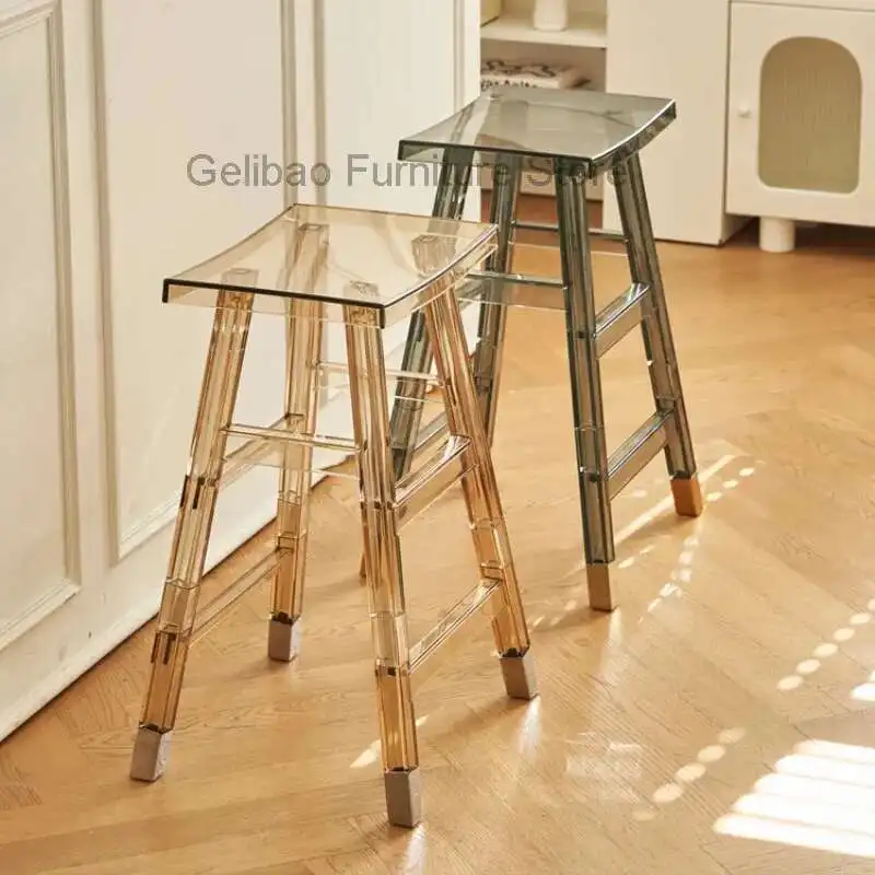 Transparent Design Bar Chairs Creative Minimalist Acrylic Waiting High Chairs Light Luxury Ultralight Taburetes De Bar Furniture
Transparent Design Bar Chairs Creative Minimalist Acrylic Waiting High Chairs Light Luxury Ultralight Taburetes De Bar Furniture
