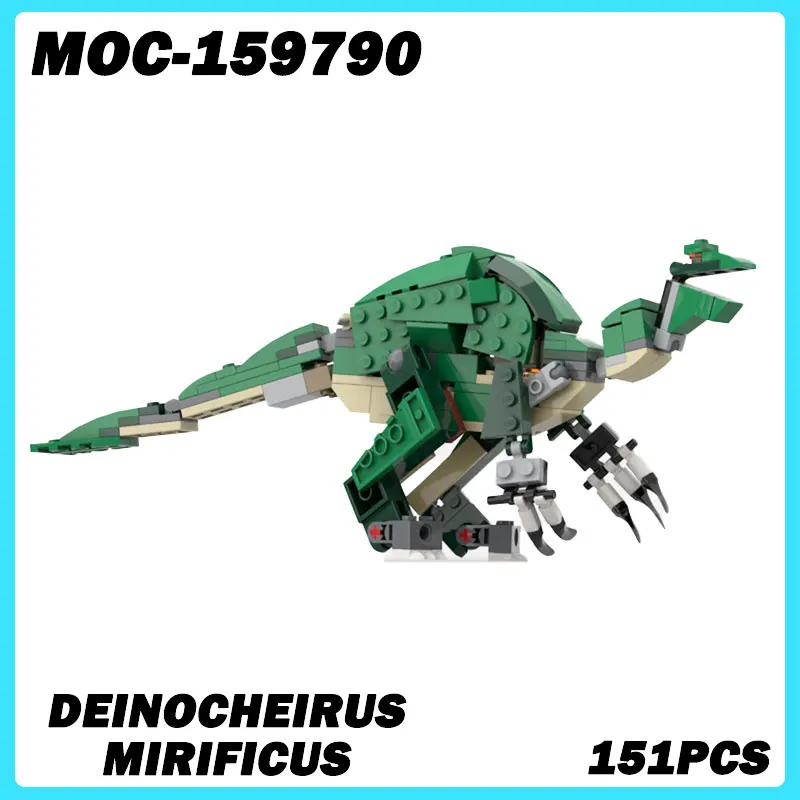 MOC-159790 Animal Series Building Blocks Deinocheirus Mirificus DIY Model Bricks Puzzle Toy Education Children Birthday Gifts
MOC-159790 Animal Series Building Blocks Deinocheirus Mirificus DIY Model Bricks Puzzle Toy Education Children Birthday Gifts