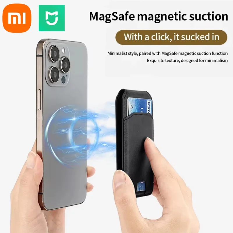 Xiao Mijia, кожаный чехол-кошелек с магнитом для телефона для iPhone 17, 16, 16e 15, 14 Pro Max Plus, магнитный держатель для карт Magsafe
Xiao Mijia, кожаный чехол-кошелек с магнитом для телефона для iPhone 17, 16, 16e 15, 14 Pro Max Plus, магнитный держатель для карт Magsafe